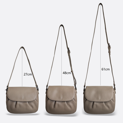 Women's genuine cowhide leather handbag Square V3 design