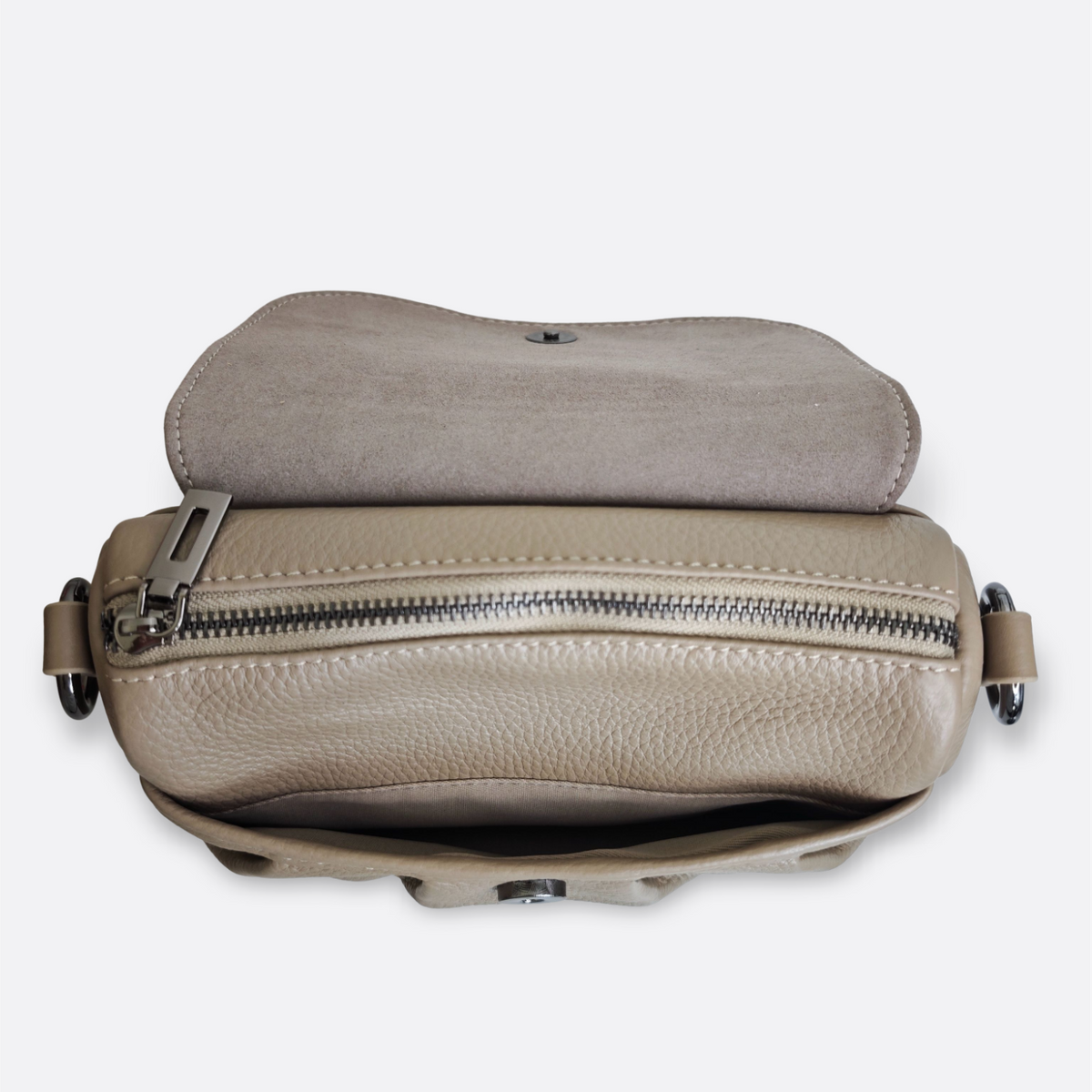 Women's genuine cowhide leather handbag Square V3 design