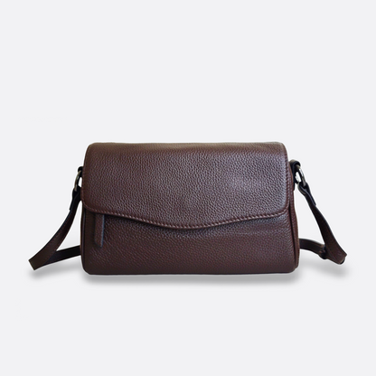 Women's genuine cowhide leather messenger satchel bag handbag Boite V4 design