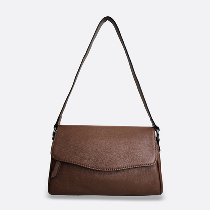 Women's genuine cowhide leather messenger satchel bag handbag Boite V4 design
