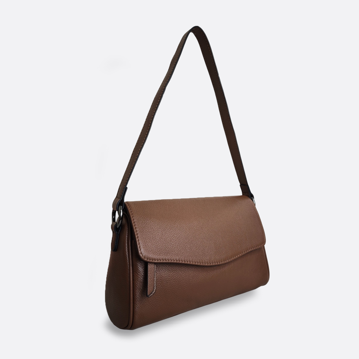 Women's genuine cowhide leather messenger satchel bag handbag Boite V4 design
