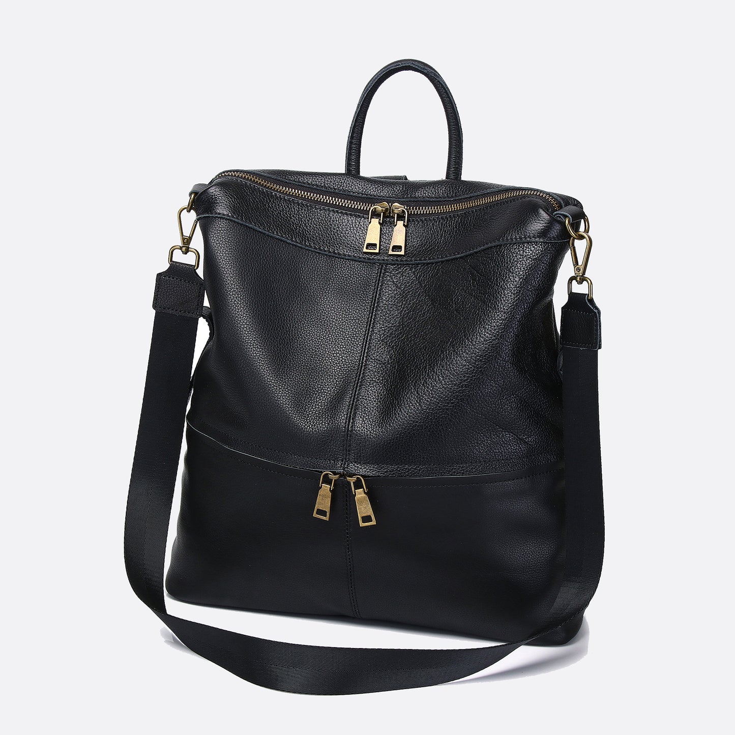 Women's genuine cowhide leather backpack Reza design