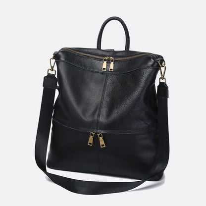 Women's genuine cowhide leather backpack Reza design