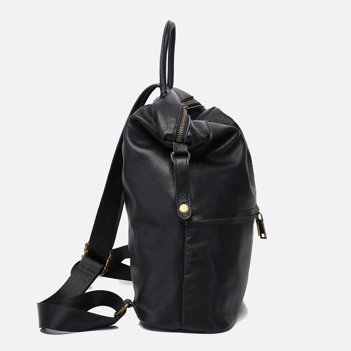 Women's genuine cowhide leather backpack Reza design