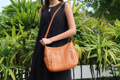 Women's genuine cowhide leather handbag Bora V3 design