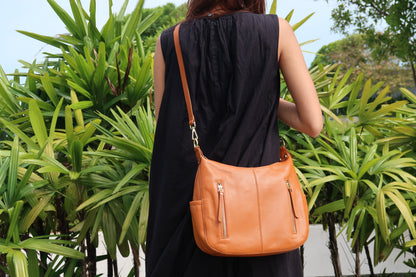 Women's genuine cowhide leather handbag Bora V3 design