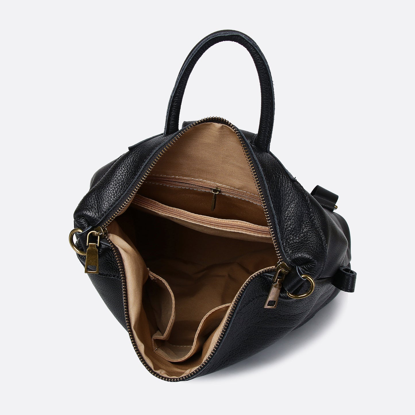 Women's genuine cowhide leather backpack Reza design
