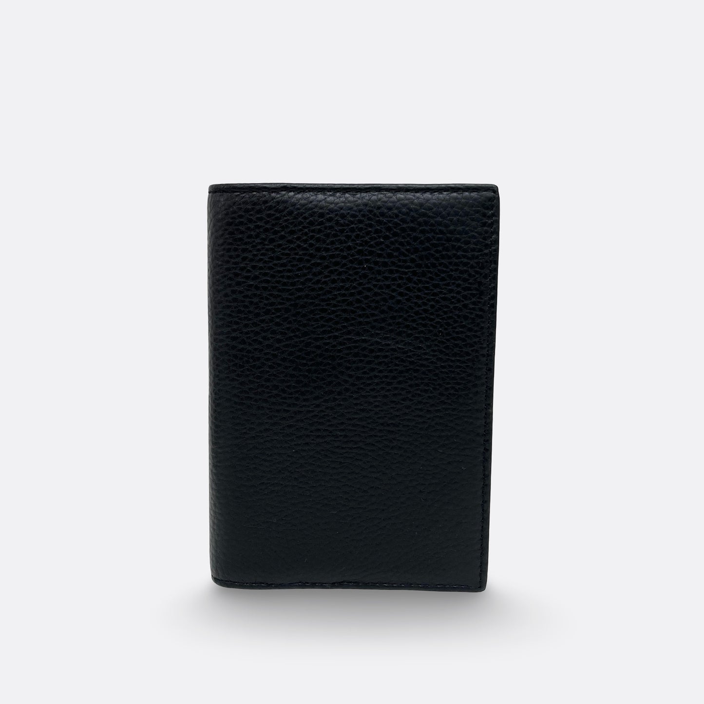 Unisex leather passport holder travel pouch