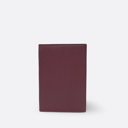 Unisex leather passport holder travel pouch