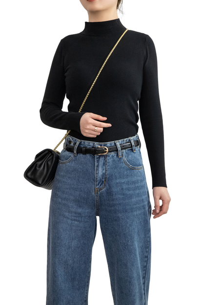 Tomorrow Closet Women's genuine cowhide leather belt