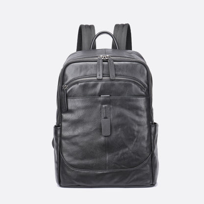 Unisex cowhide leather backpack Snap V2 design