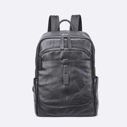Unisex cowhide leather backpack Snap V2 design