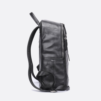 Unisex cowhide leather backpack Snap V2 design