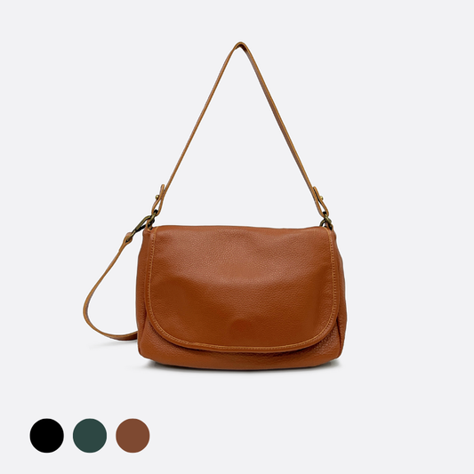 Women's genuine cowhide leather handbag Messenger V2 sling bag