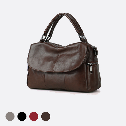 Women's genuine cowhide leather handbag rita design