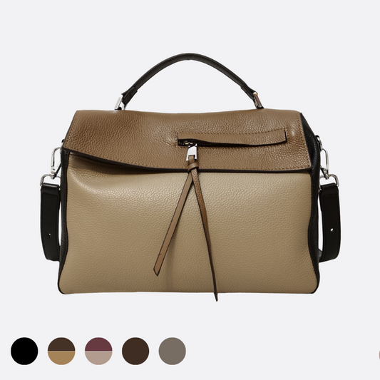 Women's genuine cowhide leather handbag Trika V3 design