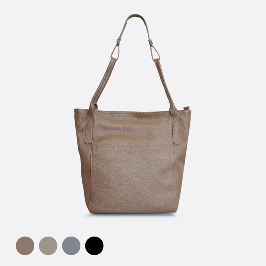 Women's genuine cowhide leather handbag Basket Lock V4 design