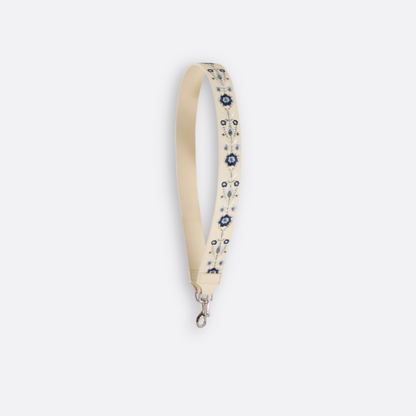 Tomorrow Closet Embroidery design leather bag strap