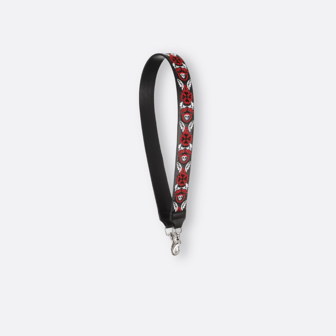 Tomorrow Closet Embroidery design leather bag strap