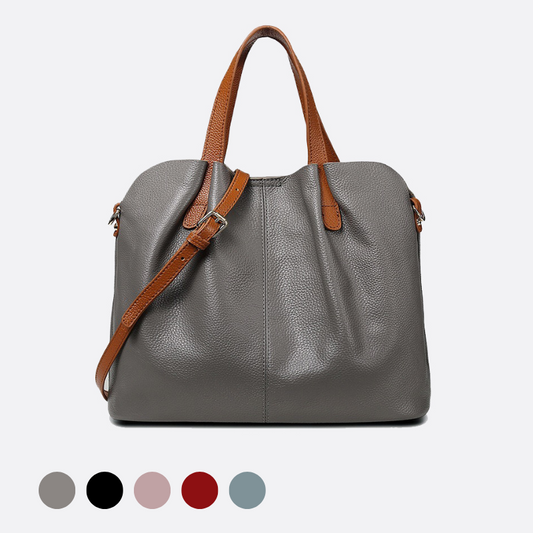 Women's genuine cowhide leather handbag Borsa V2 design
