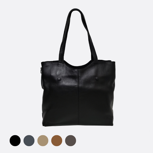 Women's genuine cowhide leather handbag Cara V3 design
