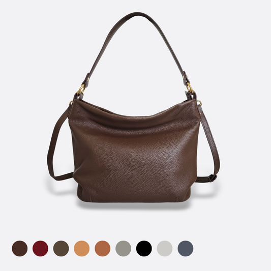 Women's genuine cowhide leather handbag Carly V4 design