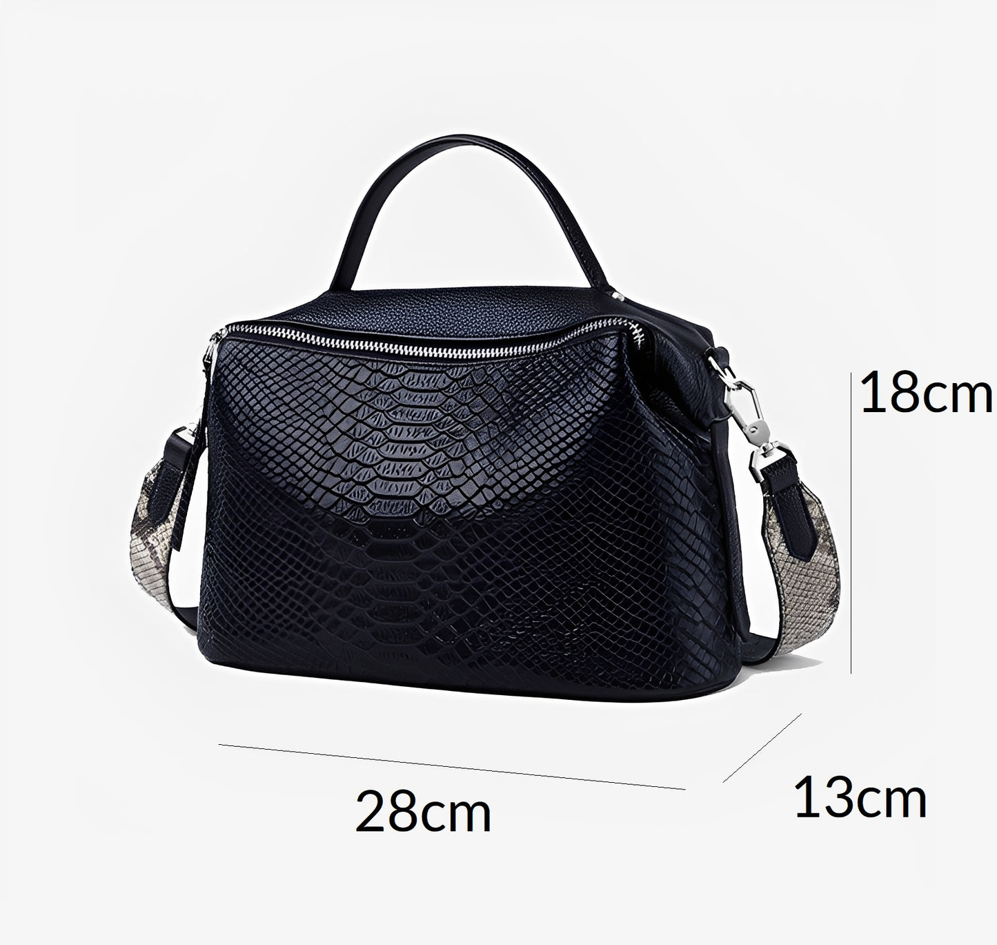 Women's genuine cowhide leather handbag Kabelky v2 design