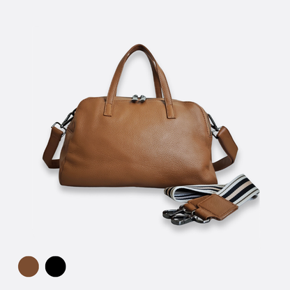 Women's genuine cowhide leather handbag Demi V3 design