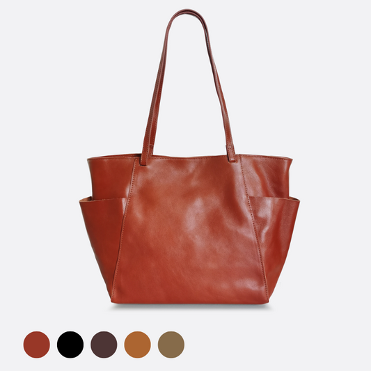 Women's genuine cowhide leather handbag Depaule design