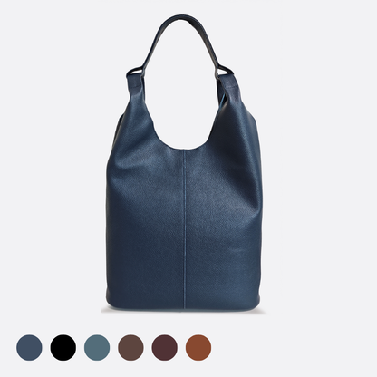 Women's genuine cowhide leather hobo handbag Dilla two handle V2 design