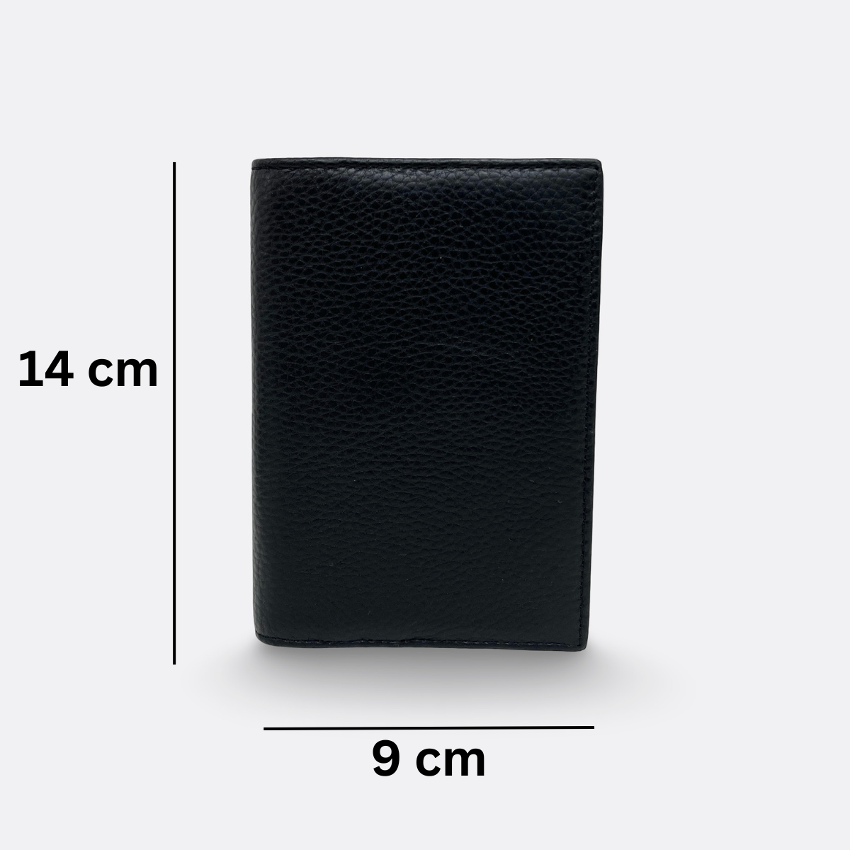 Unisex leather passport holder travel pouch