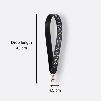 Tomorrow Closet Embroidery design leather bag strap