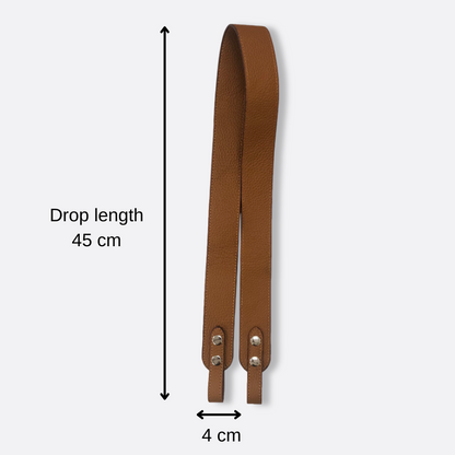 Tomorrow Closet Snap on design leather bag strap