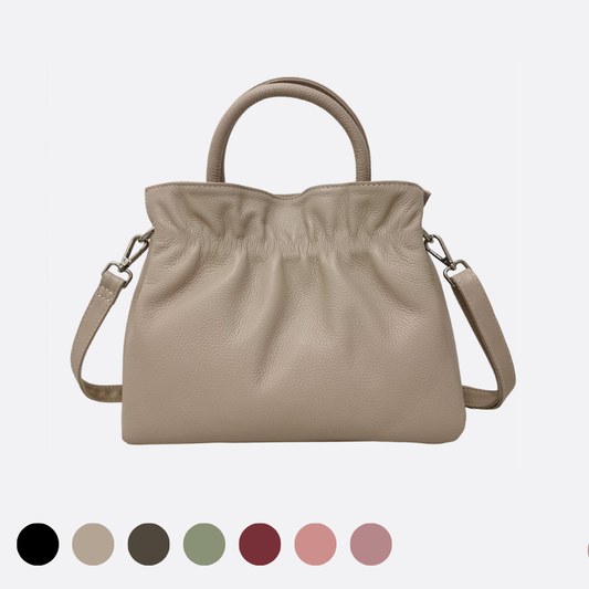 Women's genuine cowhide leather handbag Fuku design