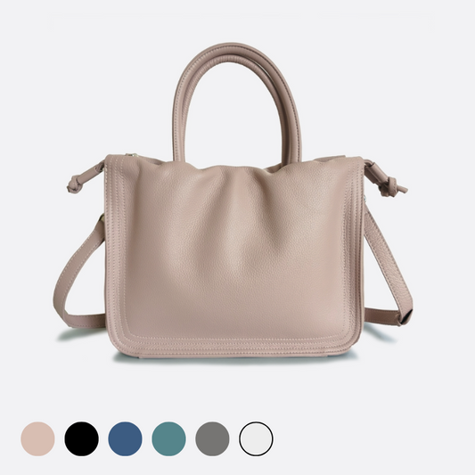 Women's genuine cowhide leather handbag Fuku V3 design