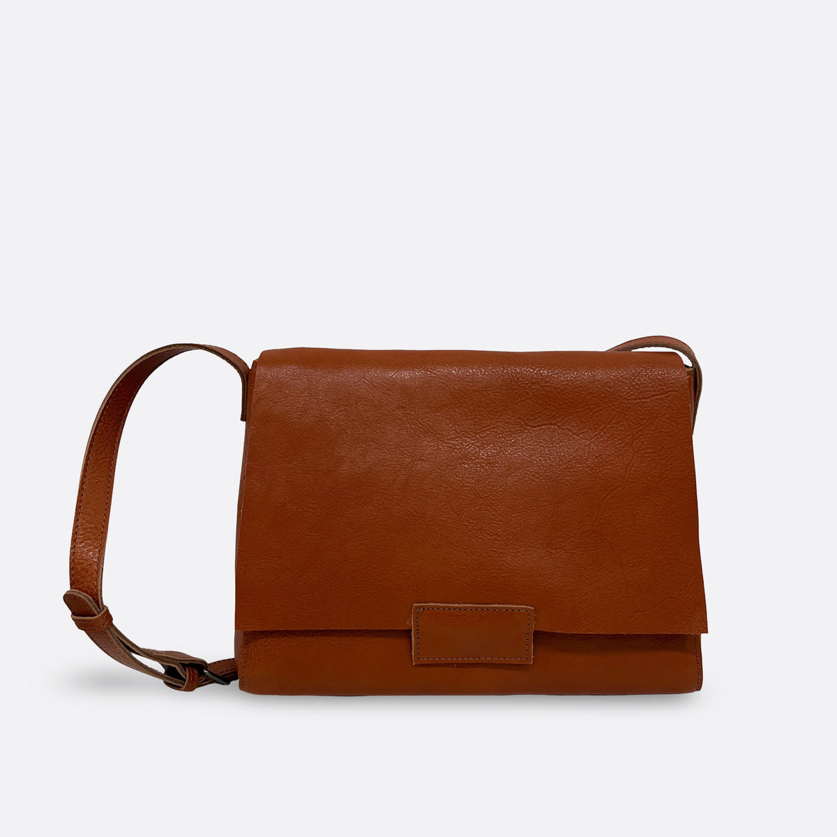 Women's genuine cowhide leather handbag Square V2 design