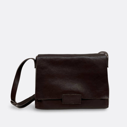 Women's genuine cowhide leather handbag Square V2 design