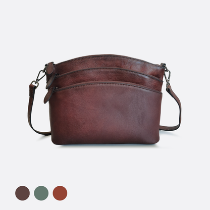 Women's genuine cowhide leather handbag Hayden V3 design