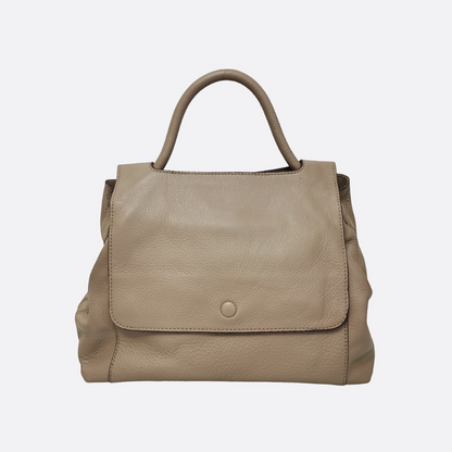 Women's genuine cowhide leather handbag Ingrid design