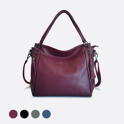Women's genuine cowhide leather handbag Klos V5 design