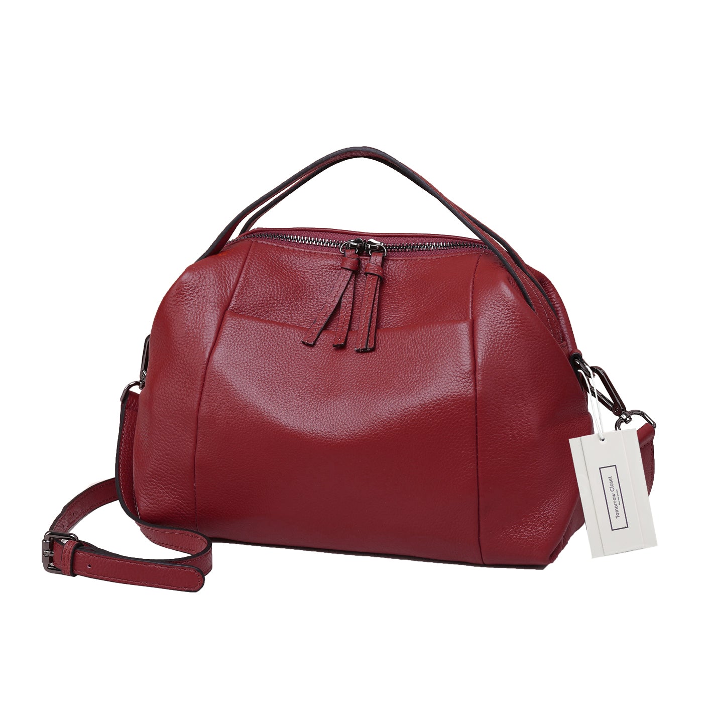Women's genuine cowhide leather handbag Alana design