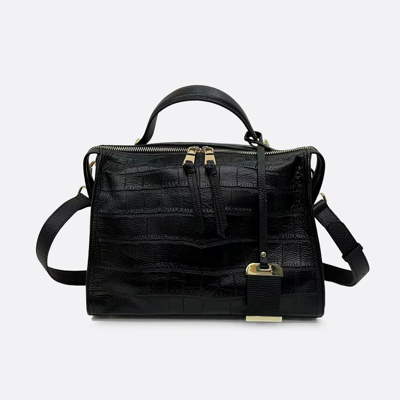 Women's genuine cowhide leather handbag Kabelky design