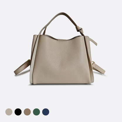 Women's cowhide leather handbag Mori design