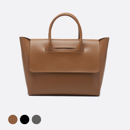 Women's genuine cowhide leather handbag nodel design