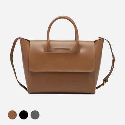 Women's genuine cowhide leather handbag nodel design