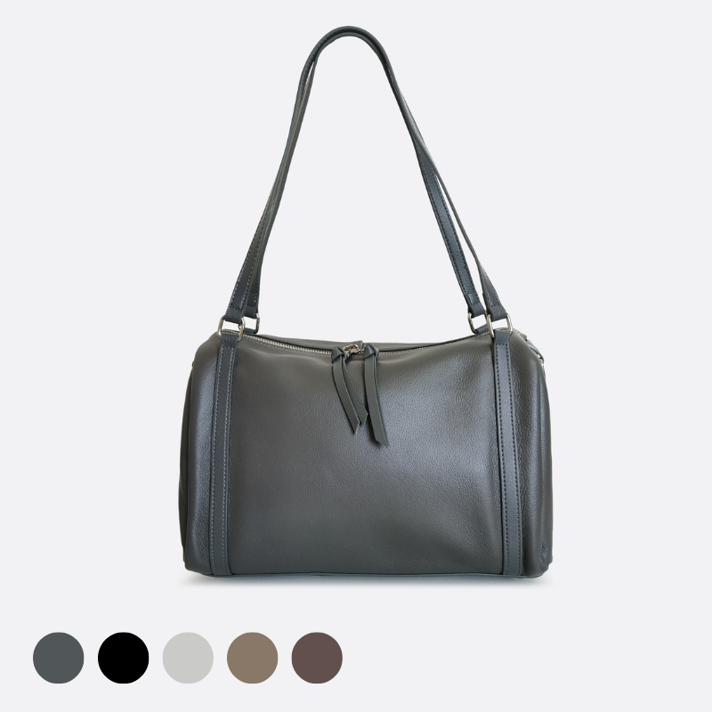 Women's genuine cowhide leather handbag Palour V4 design