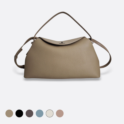 Women's genuine cowhide leather Handbag Perry design
