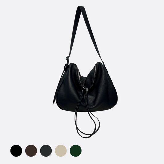 Women's genuine cowhide leather handbag Shell design