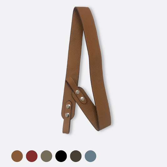 Tomorrow Closet Snap on design leather bag strap