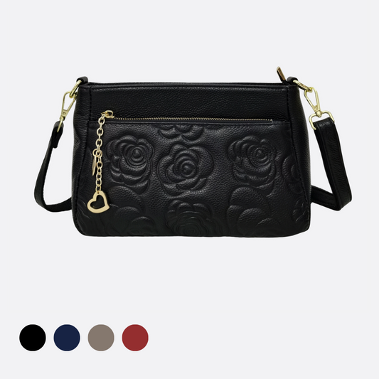 Women's genuine cowhide leather handbag Sternite Floral V2 design